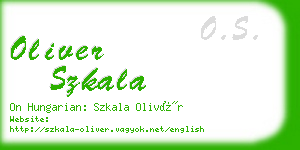 oliver szkala business card